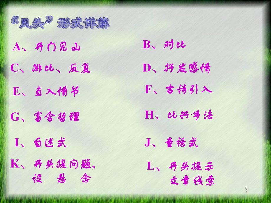 六年级上册如何写好作文开头和结尾ppt课件.ppt_第3页
