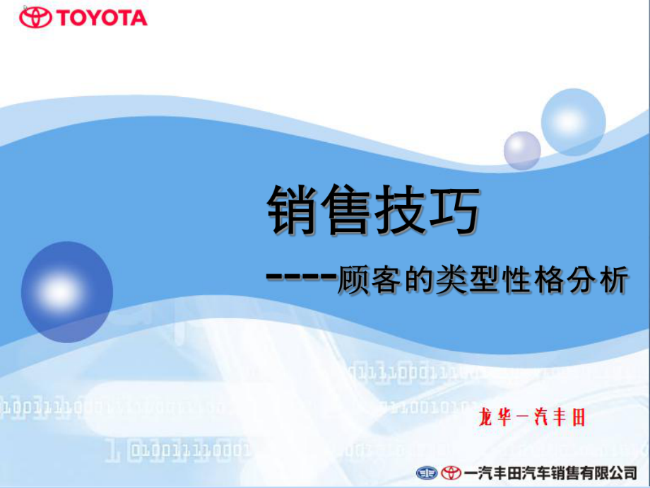 销售技巧之顾客类型分析_第1页