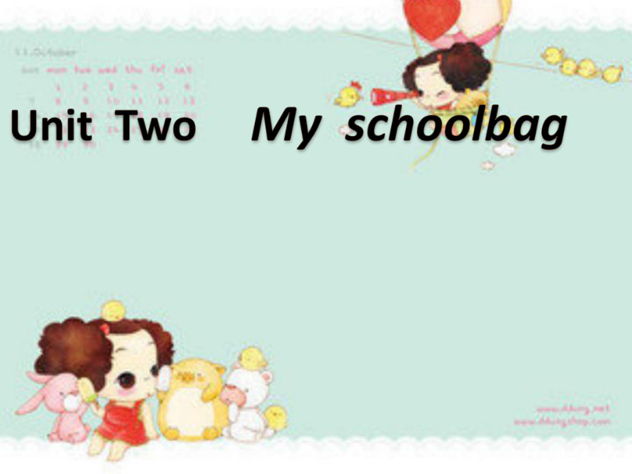 四年级上册Unit2第一课时_第1页