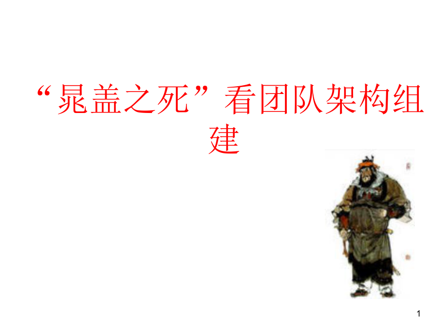 晁盖之死看团队架构组建_第1页