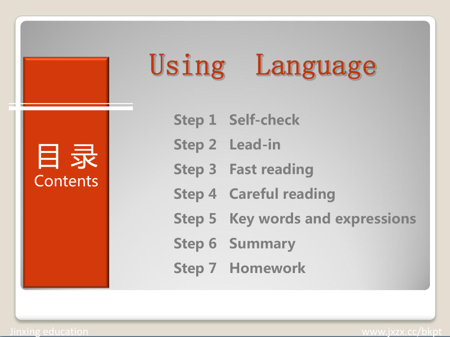 高中英语Unit2UsingLanguage课堂教学课件_第1页
