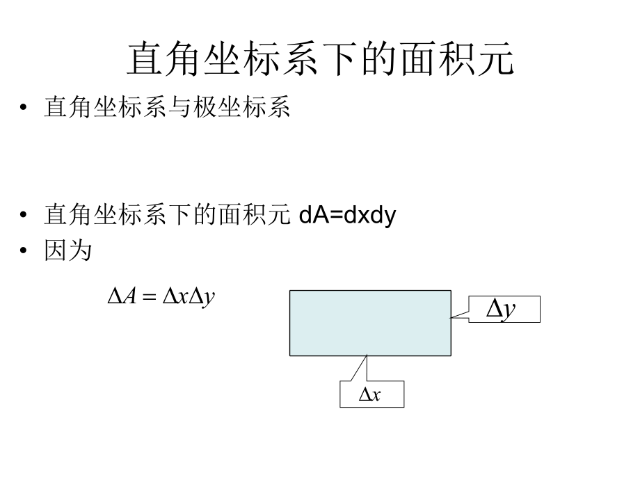 极坐标系下的面积元课件_第1页
