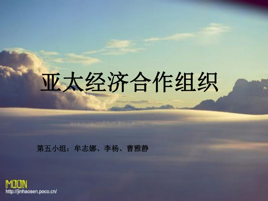 亚太经济合作组织_第1页