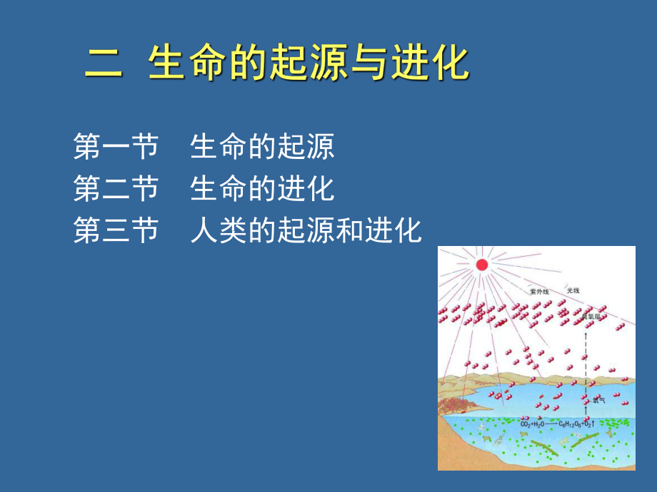 第二讲生命的起源与进化_第1页
