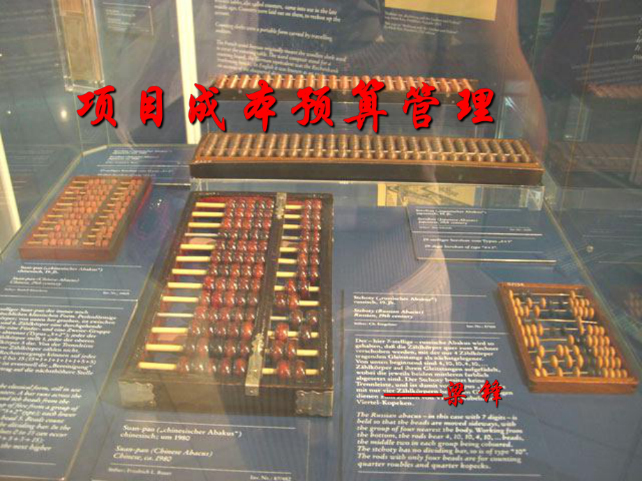 项目成本预算管理_第1页