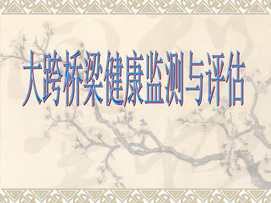 nA大跨桥梁健康检测与评估_第1页