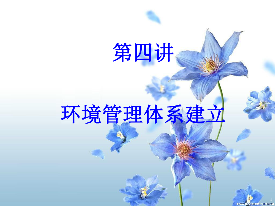 环境管理体系培训课件第四讲_第1页
