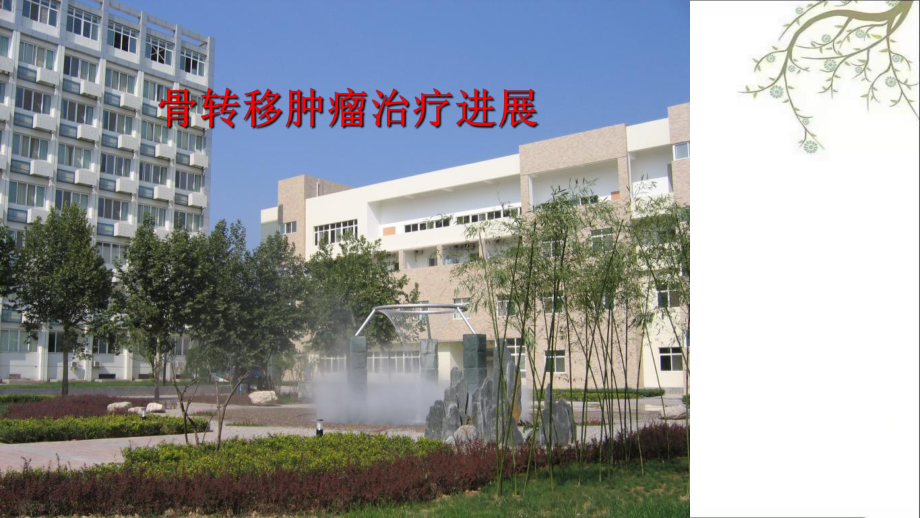 骨转移肿瘤治疗进展课件_第1页