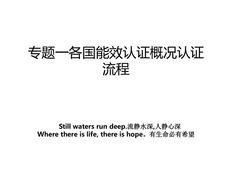 专题一各国能效认证概况认证流程_第1页