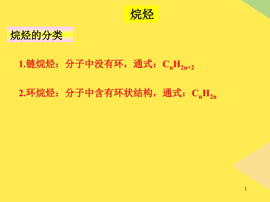 第章烷烃自由基取代2022优秀文档_第1页